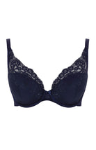 Panache Ana Padded Plunge Bra Bra Fittings by Court 28G US / 28F UK MIDNIGHT SEQUIN