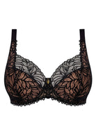 Elomi Carena Underwire Balconette Bra - Black Elomi 32J US / 32GG UK BLACK