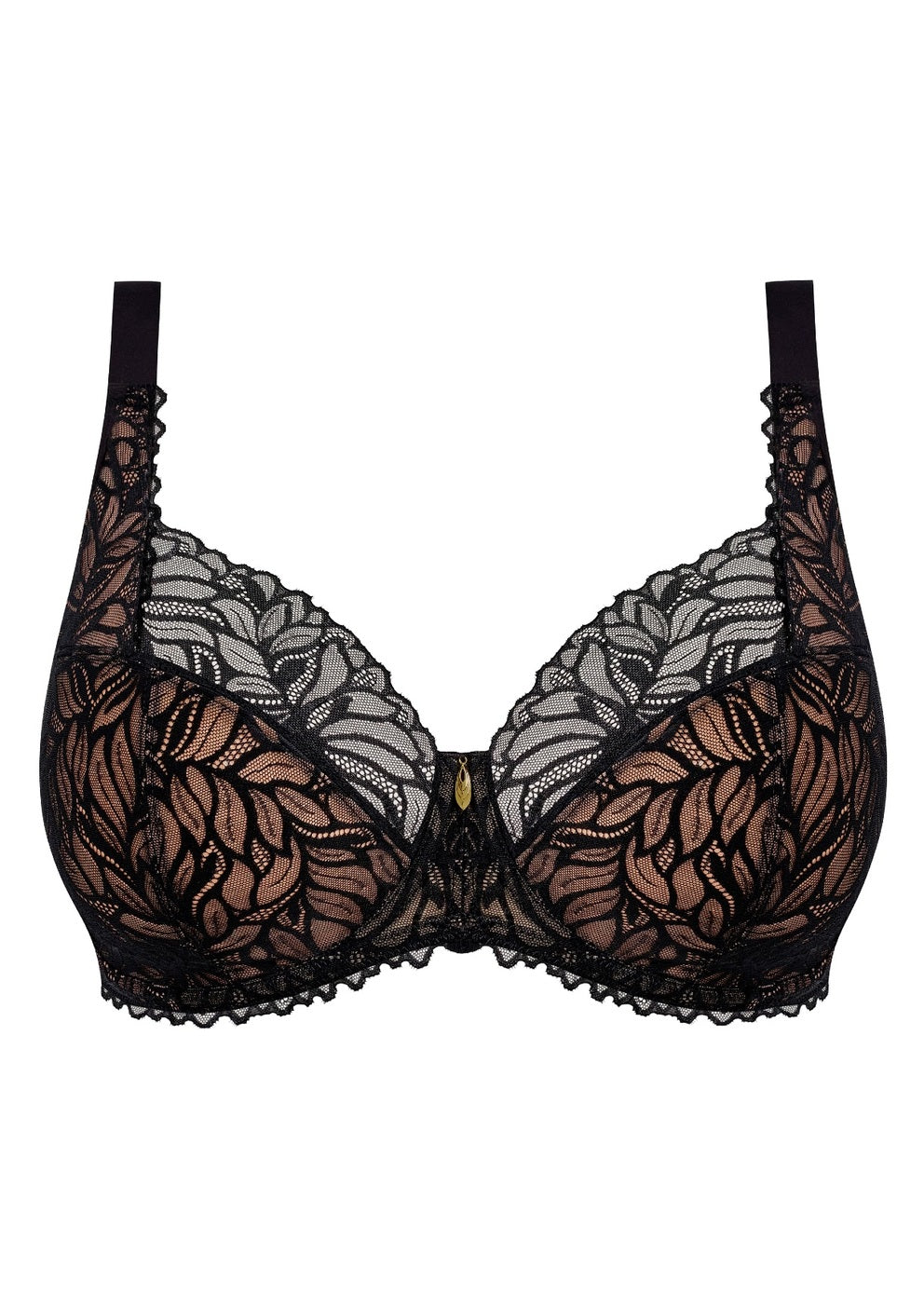 Elomi Carena Underwire Balconette Bra - Black Elomi 32J US / 32GG UK BLACK