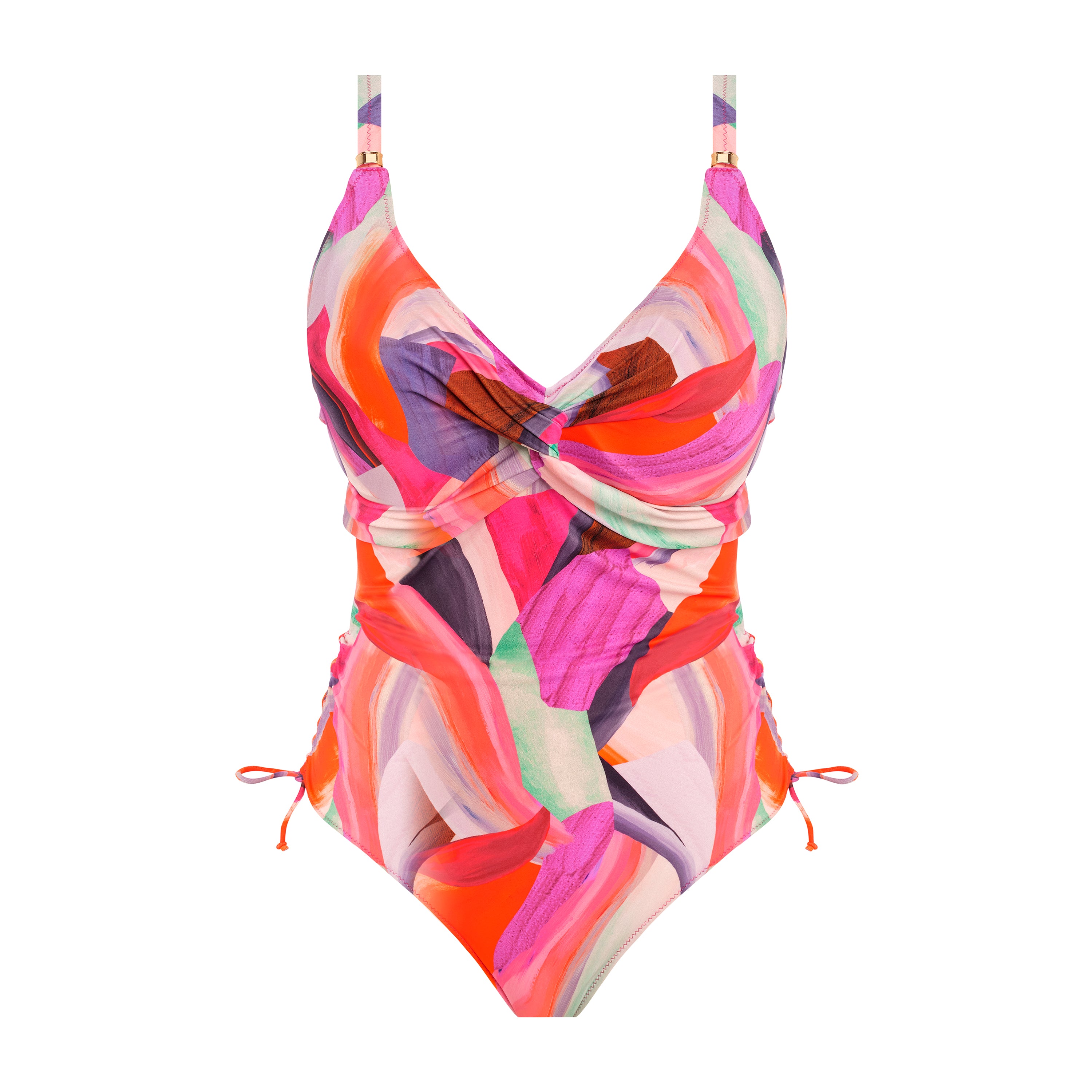 Aguada Beach Twist Front Swimsuit In Sunrise - Fantasie – BraTopia