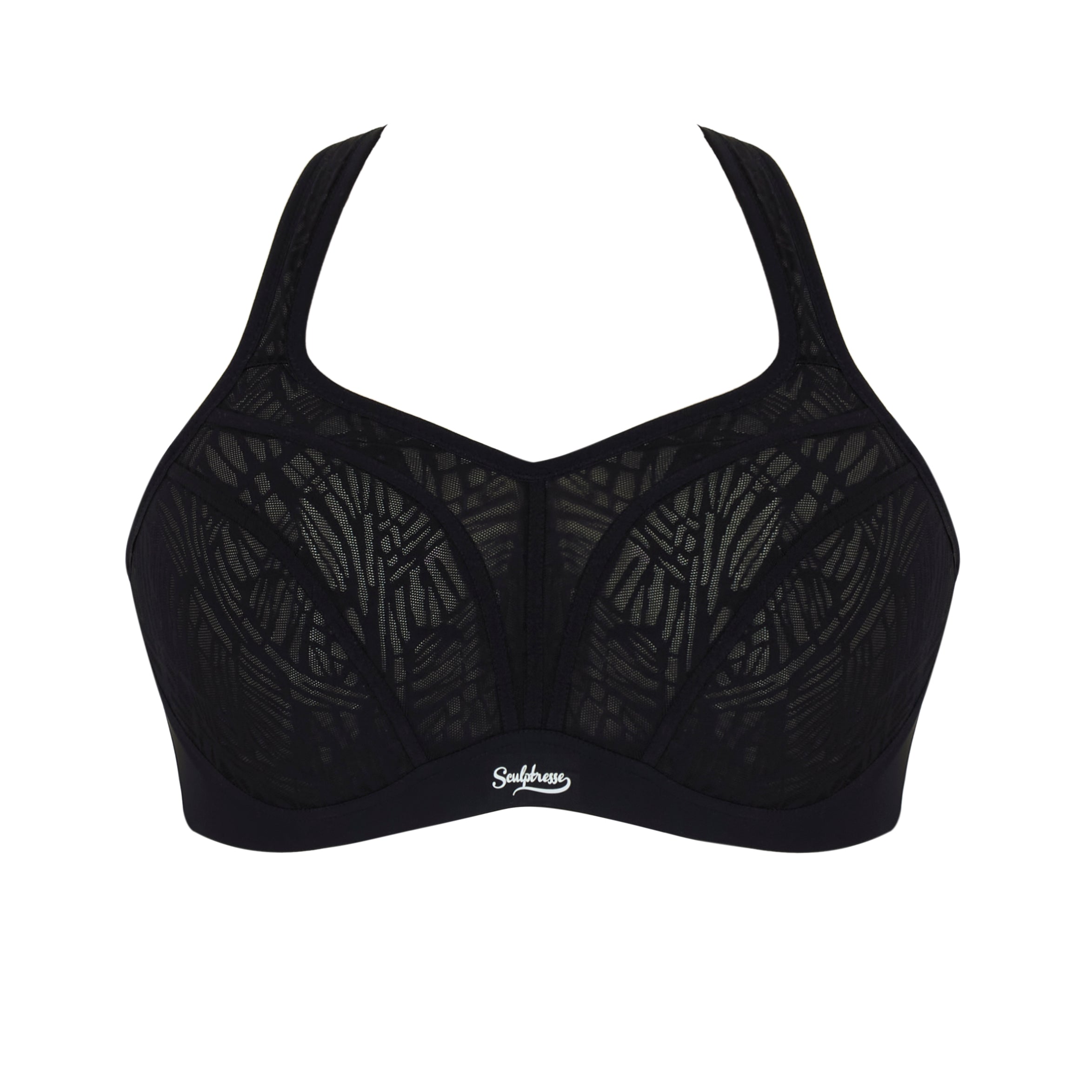 Sculptresse by Panache Activate Sports Bra - BLACK/CHALK Bra Fittings by Court