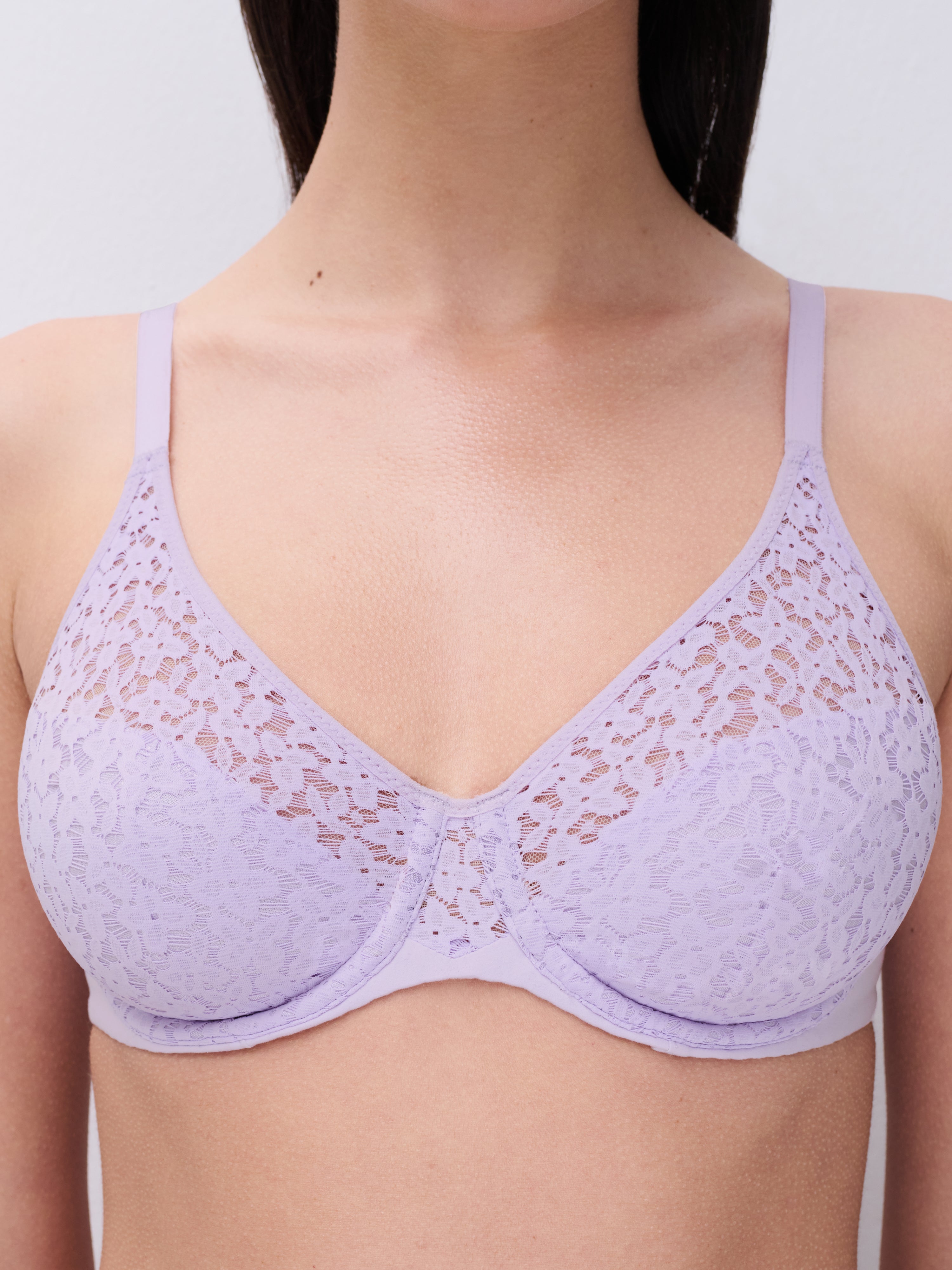 Chantelle Norah Comfort Underwire Bra - Spring Fashion Colors Chantelle 32D MAUVE