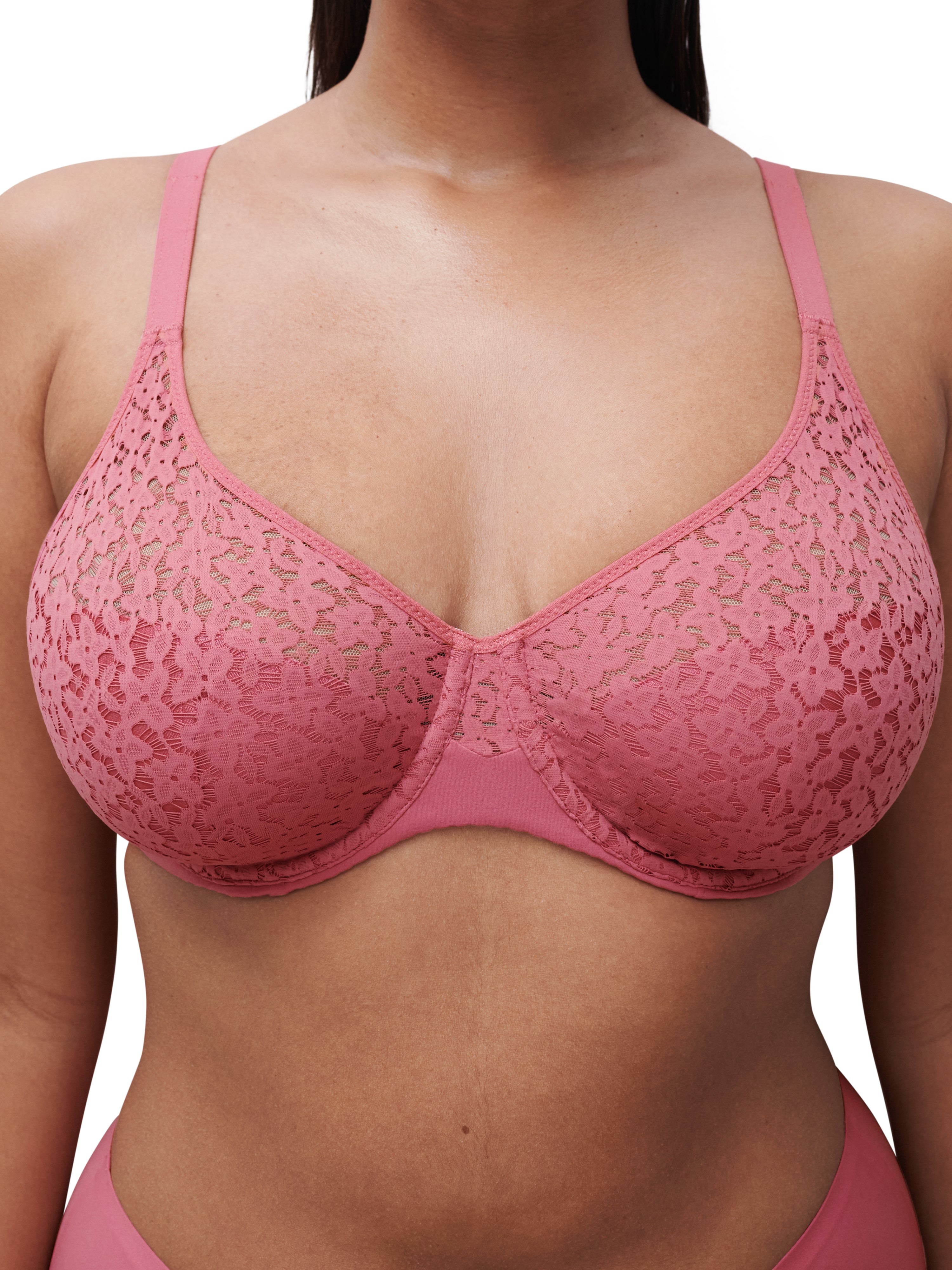 Chantelle Norah Comfort Underwire Bra - Fashion Colors Bosom Besties 32D GARDENIA
