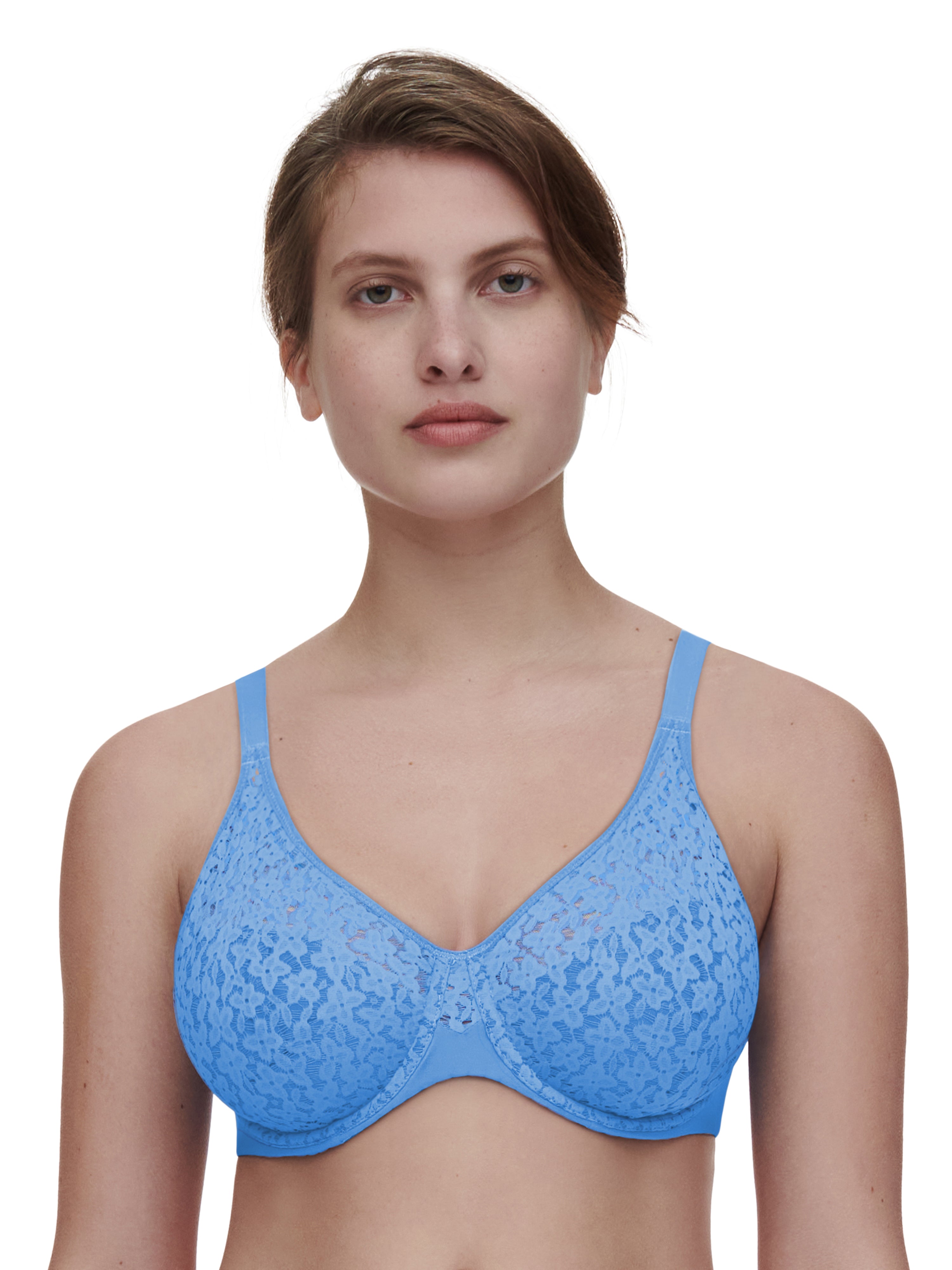 Chantelle Norah Comfort Underwire Bra *Final Sale Chantelle 32DD (E) ANTOINETTE BLUE