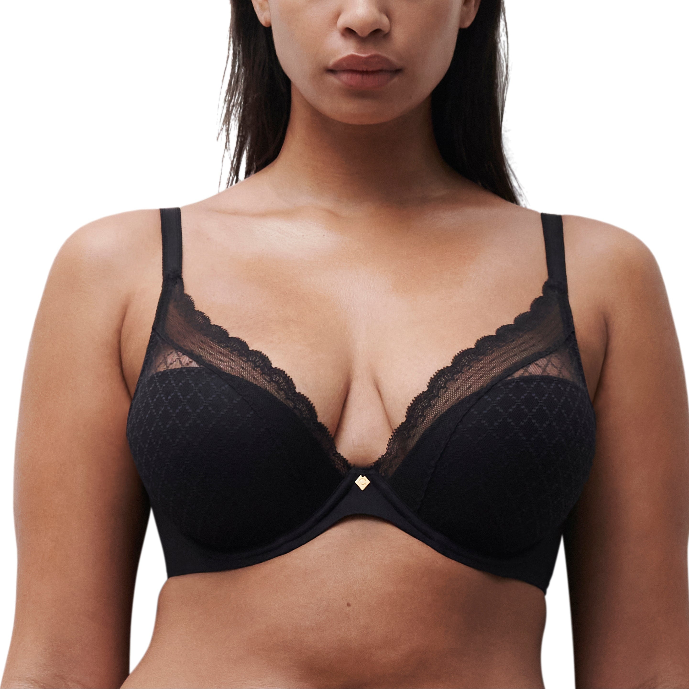 Chantelle Norah Chic Plunge T-Shirt Bra Molded Cup Chantelle
