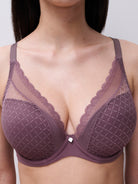 Chantelle Norah Chic Plunge T-Shirt Bra - Hyacinth Molded Cup Chantelle 30D HYACINTH
