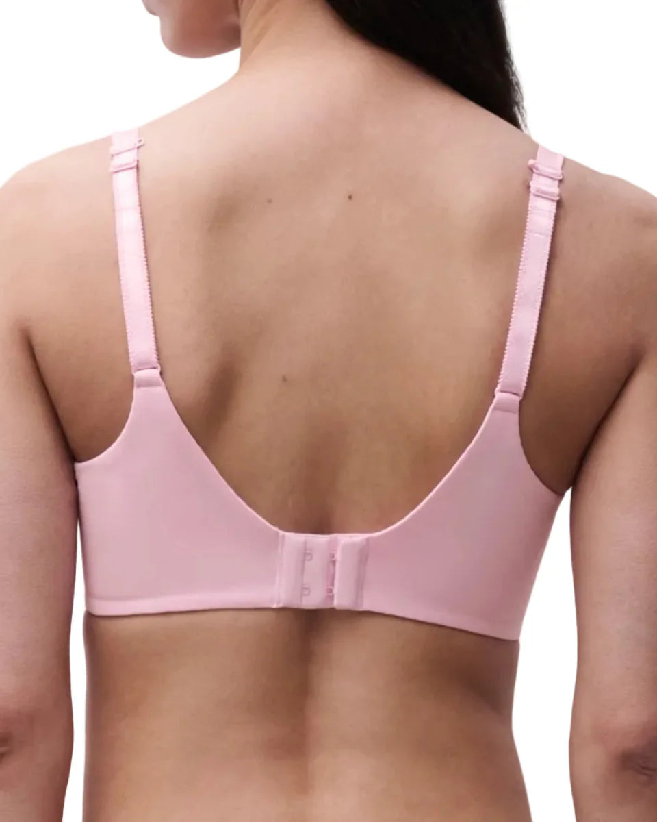 Chantelle Norah Chic Plunge T-Shirt Bra - Candy Pink Molded Cup Chantelle