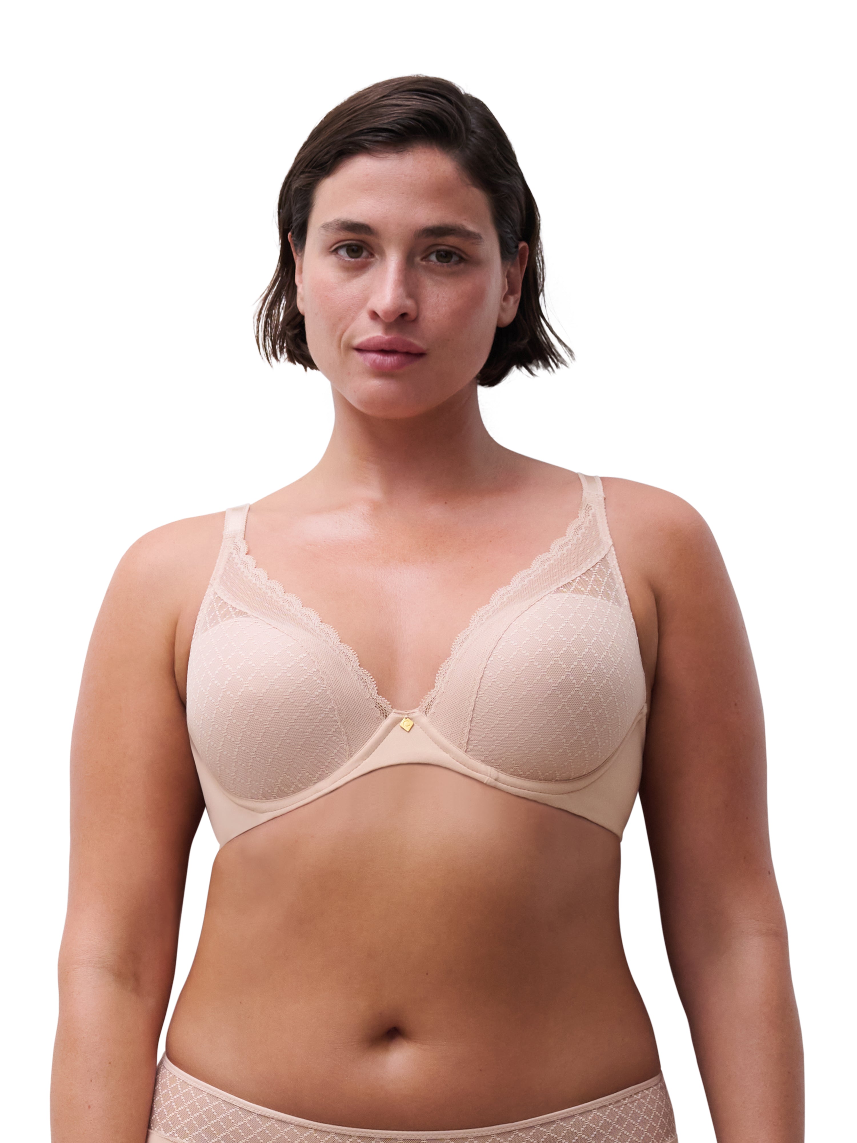 Chantelle Norah Chic Plunge T-Shirt Bra Molded Cup Chantelle