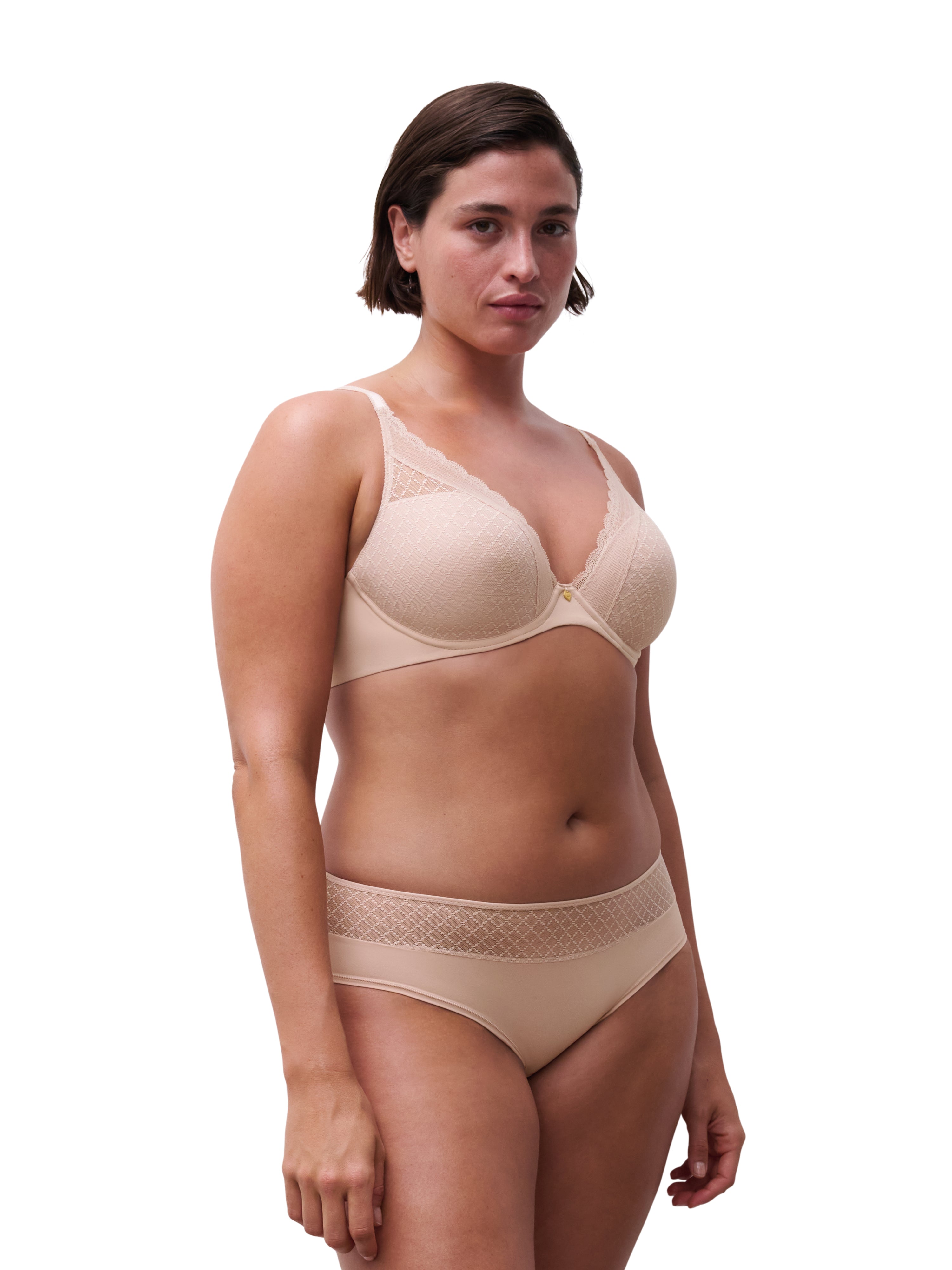 Chantelle Norah Chic Plunge T-Shirt Bra Molded Cup Chantelle