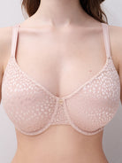 Chantelle Magique Seamless Unlined Back Smoothing Minimizer Bosom Besties 30DD (E) ROSE