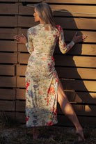 Kilo Brava Mesh Maxi Dress - Honeybee Floral Bra Fittings by Court