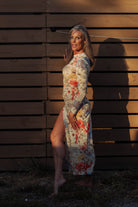 Kilo Brava Mesh Maxi Dress - Honeybee Floral Bra Fittings by Court