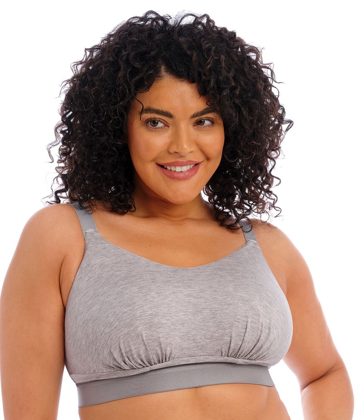 Elomi Downtime Bralette Elomi 38I-J US / 38G-GG UK GREY MARL