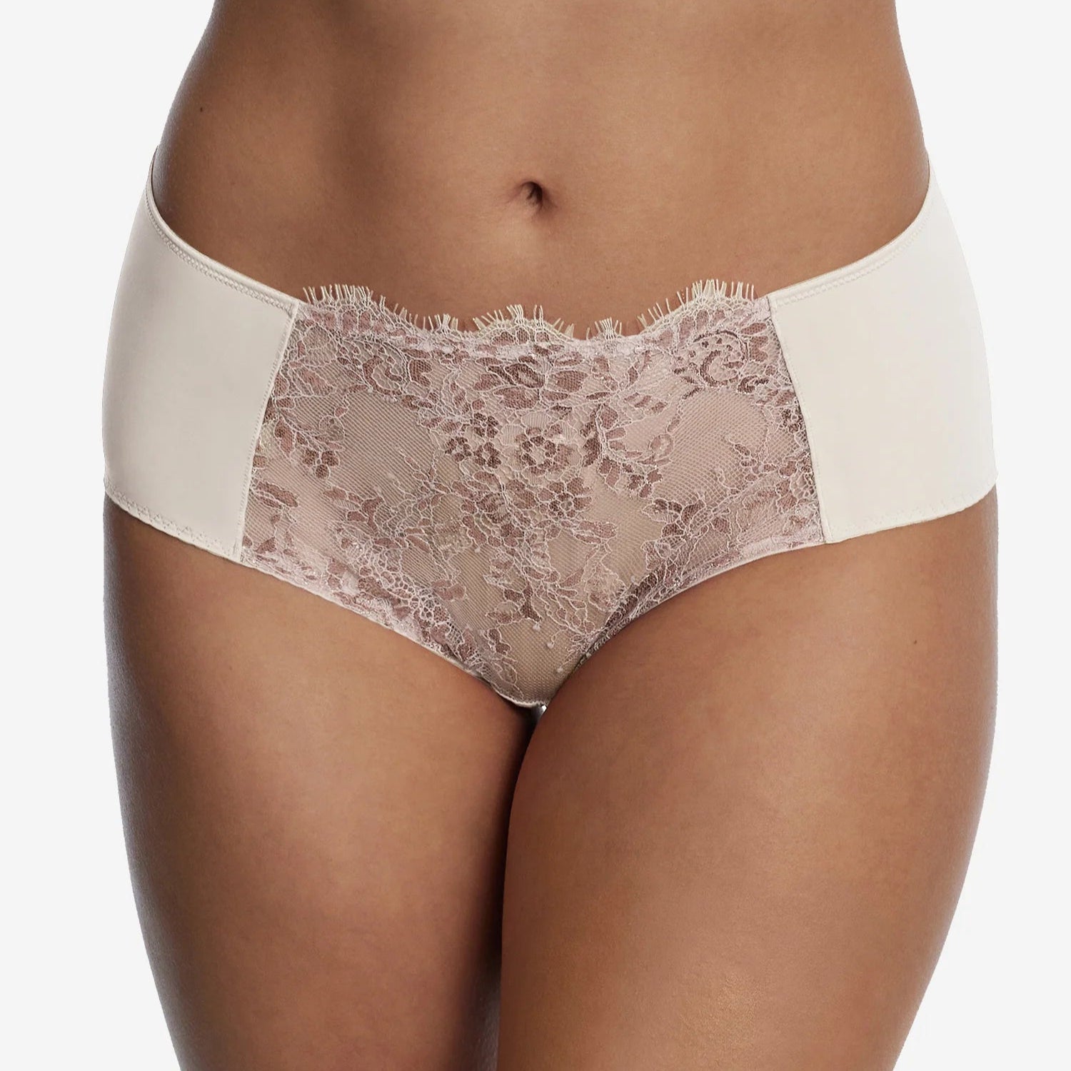 Skarlett Blue Entice Brief- Icing/Rose Gold Bra Fittings by Court 6 US / 10 UK (S) ICING/ROSE GOLD