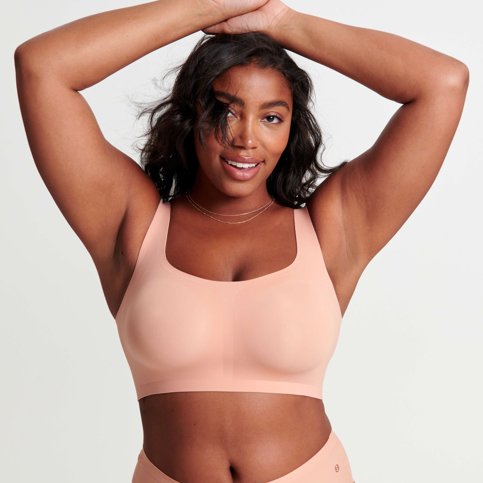 Evelyn Bobbie Scoop Bra Bra Fittings by Court XS HIMALAYAN SALT