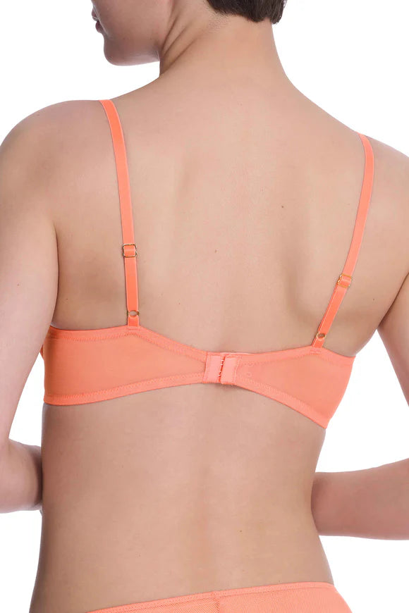 Natori Flora Fashion Color - Rosy Coral / Apricot Glow Molded Cup Bra Fittings by Court