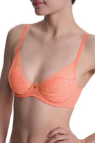 Natori Flora Fashion Color - Rosy Coral / Apricot Glow Molded Cup Bra Fittings by Court