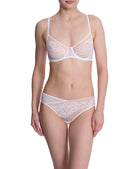 Natori Flora Unlined Balconette Molded Cup Bra Fittings by Court
