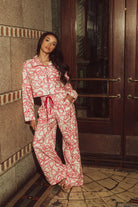 Kilo Brava Flannel Pajamas - Dancing Bows Bra Fittings by Court