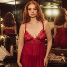 Kilo Brava Holiday Embroidered Babydoll and G String Bra Fittings by Court