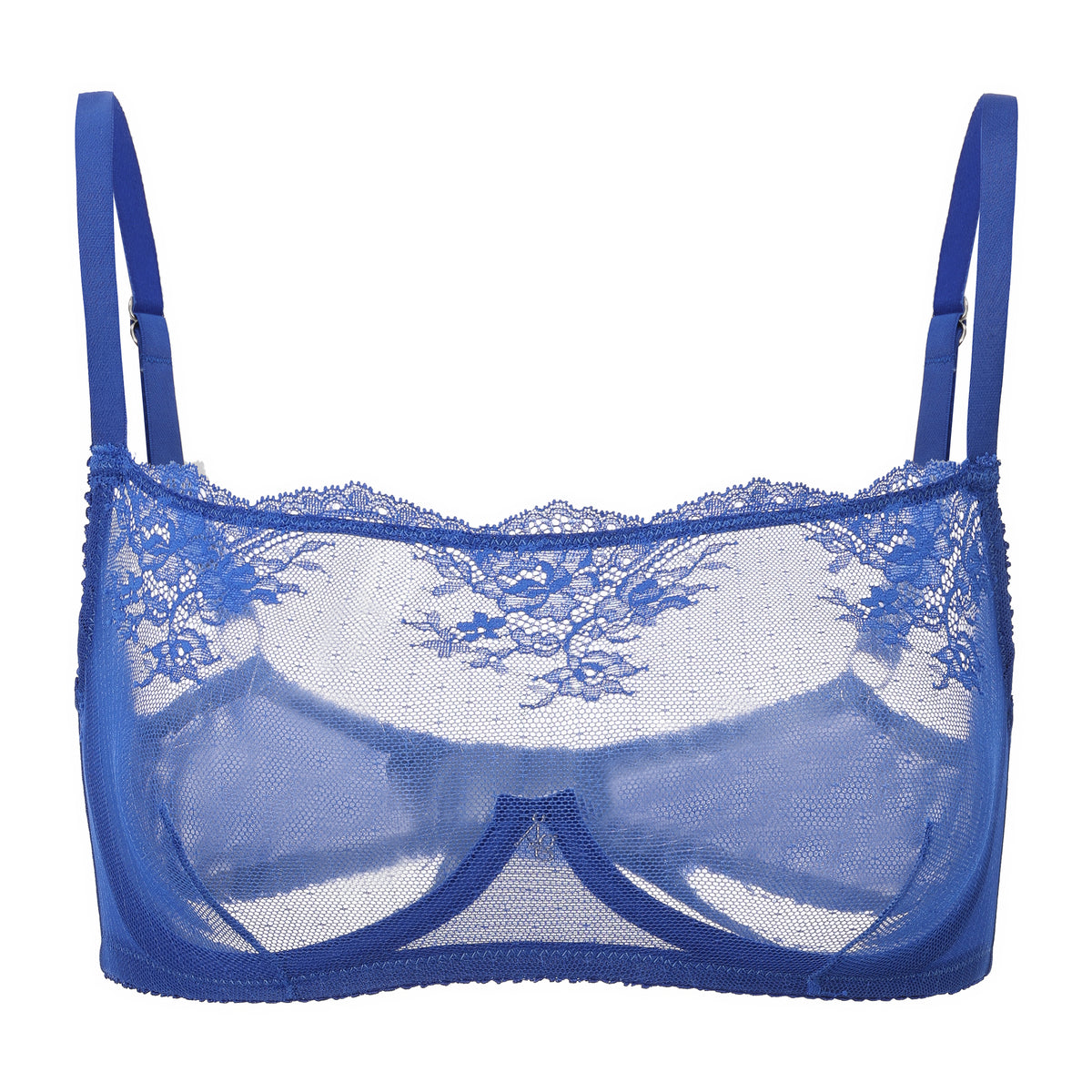 Amour d'Agnette Kim Sheer Lace Underwire Cami Bra - Sapphire Amour d'Agnette 30DDD (F) US / 30E UK SAPPHIRE