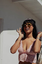 Kilo Brava Ruffle Lace Bralette- Petal Pink Bra Fittings by Court