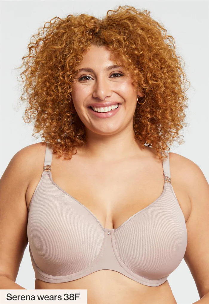 Montelle Wirefree T-Shirt Bra in Pecan - Busted Bra Shop