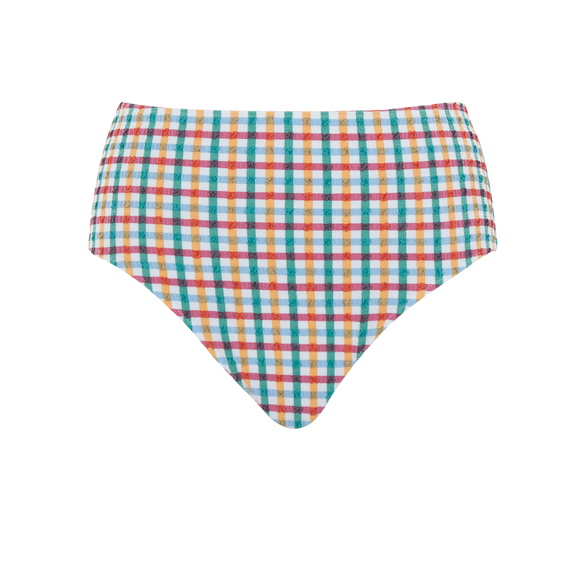 Panache High Waist Swim Bottom- Seersucker Print Bra Fittings by Court 6 US / 10 UK (S) SEERSUCKER PRINT