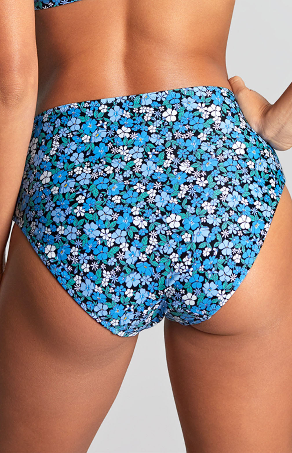 Panache High Waist Swim Bottom- Posy Print *Final Sale Bra Fittings by Court