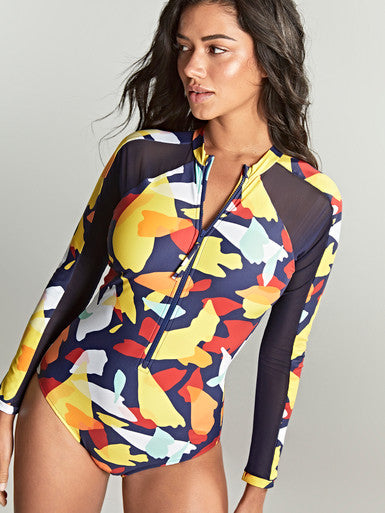 Panache Puglia Grace Non Wired Long Sleeved Swimsuit *Final Sale* Bra Fittings by Court