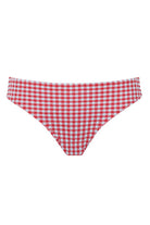 Panache Red Gingham Classic Bikini Bottom Bra Fittings by Court 4 US / 8 UK (XS) RED GINGHAM
