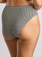 Panache Black Gingham Midi Bikini Bottom Bra Fittings by Court