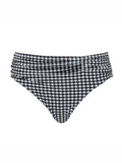 Panache Black Gingham Midi Bikini Bottom Bra Fittings by Court 4 US / 8 UK (XS) BLACK GINGHAM