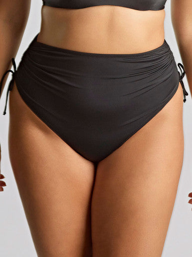 Panache Midi Gathered Swim Bottom- Signature Black Bra Fittings by Court