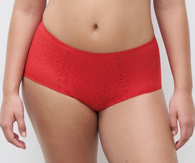 Chantelle Norah Comfort High Waist Brief - Poppy Red Chantelle 6 US / 10 UK (S) POPPY RED