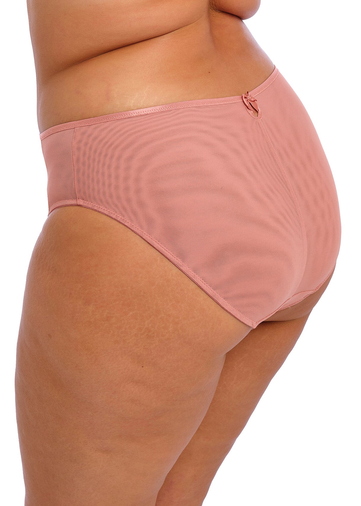 Elomi Teagan High Leg Brief- Ash Rose Bra Fittings by Court