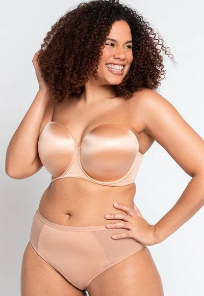 Curvy Kate - This fits beautifully. It's moulded and comes with straps so  you can wear it as a t shirt bra too - Curvy Kate babe review of Smoothie  Strapless
