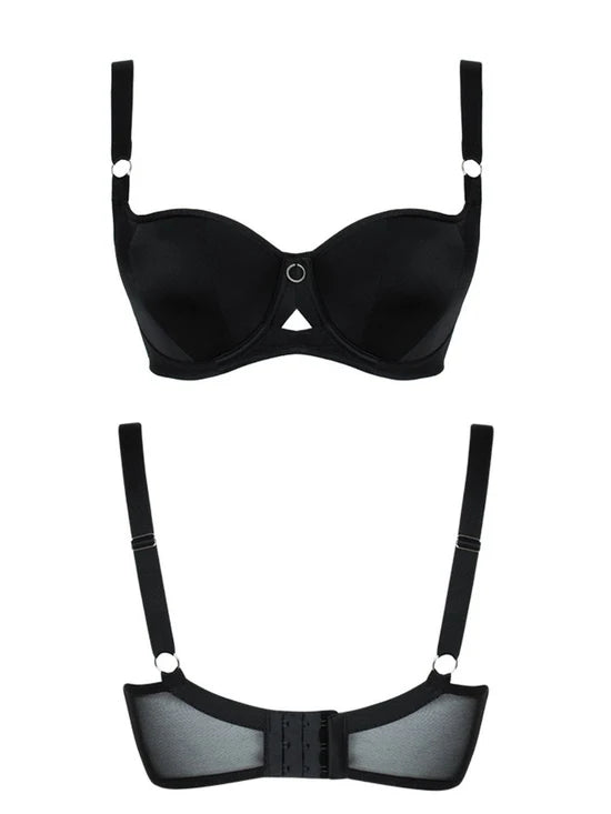 Curvy Kate Boost Me Up Padded Balcony Bra Molded Cup Curvy Kate 30H US / 30FF UK BLACK