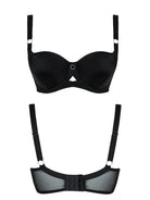 Curvy Kate Boost Me Up Padded Balcony Bra Molded Cup Curvy Kate 30H US / 30FF UK BLACK