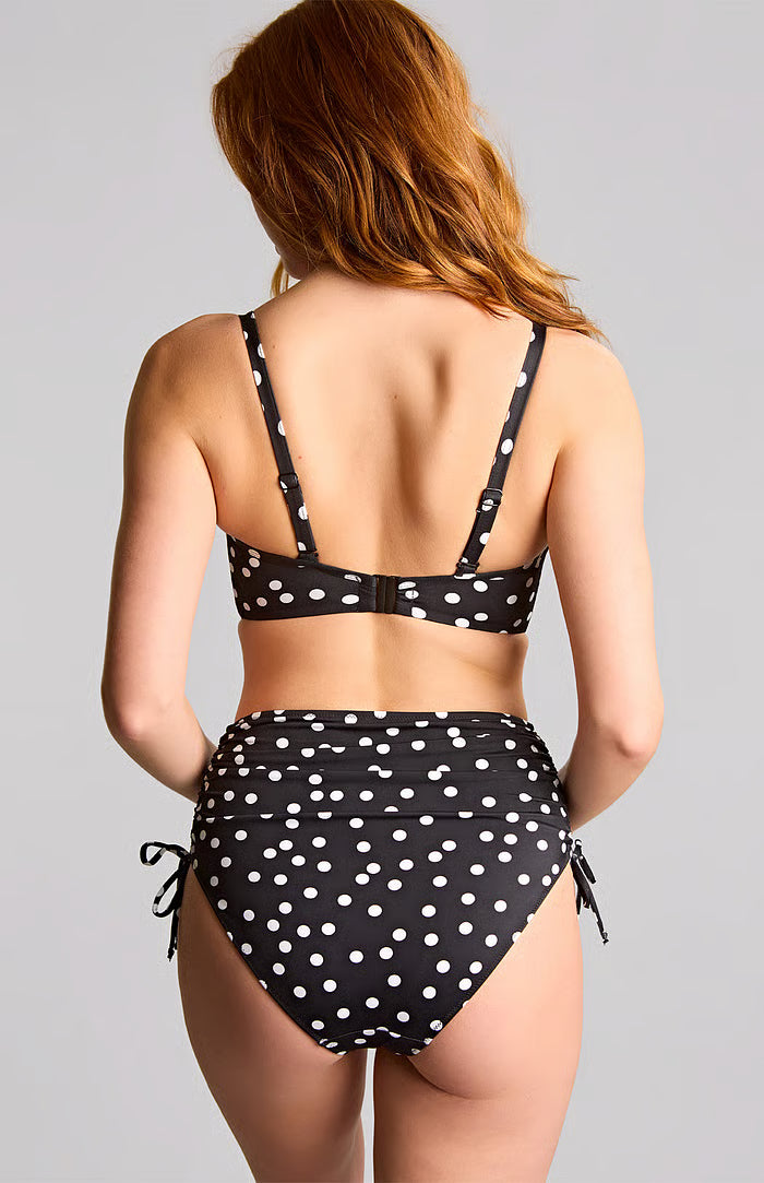 Panache Midi Adjustable Bikini Bottom - Polka Dot Print Bra Fittings by Court