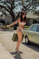 Kilo Brava Lace Bikini - Petal Pink Bra Fittings by Court 6 US / 10 UK (S) PETAL PINK