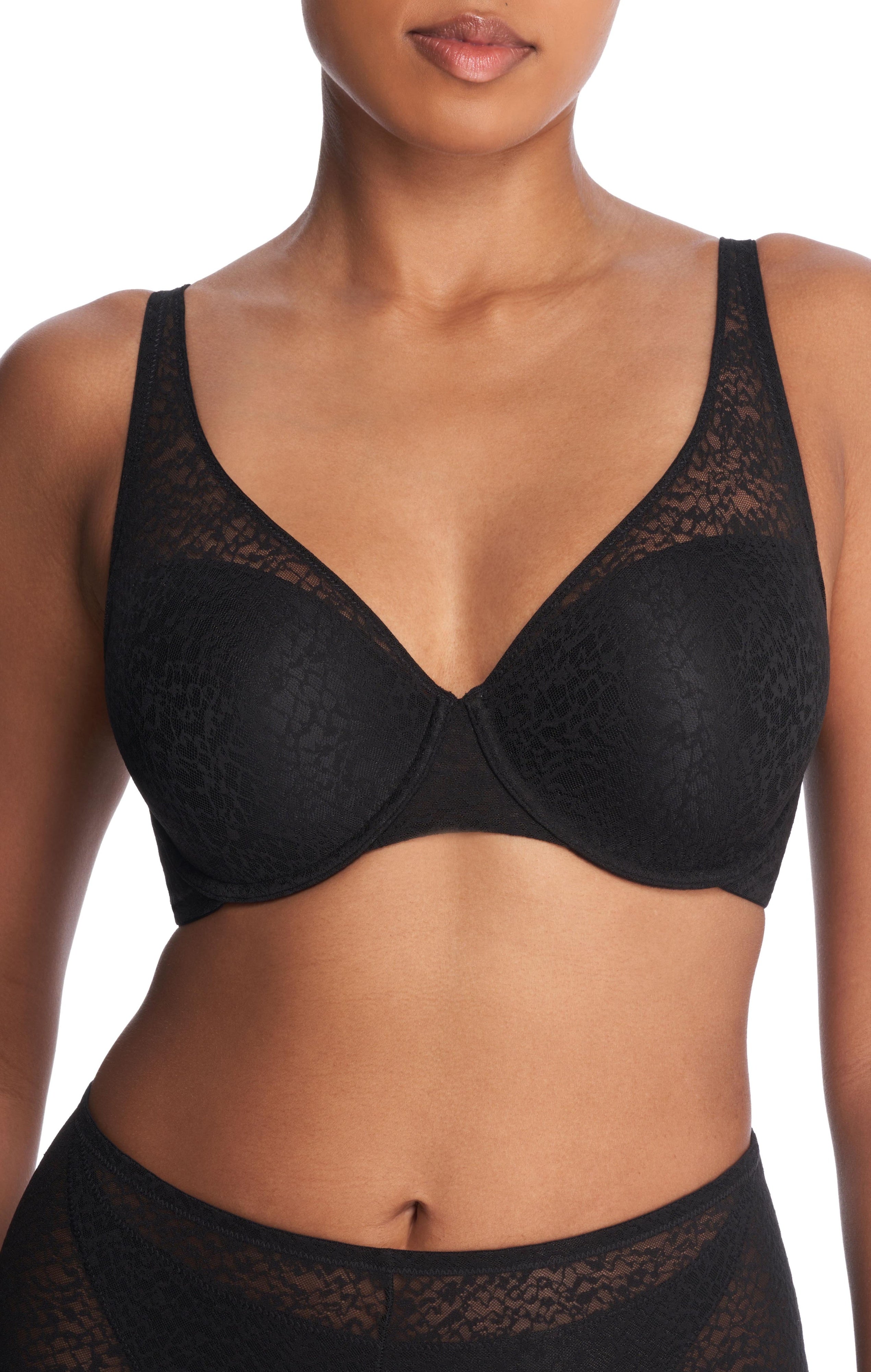 Natori Pretty Smooth Full Fit Contour Bra Molded Cup Natori 30D BLACK