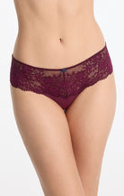 Skarlett Blue Captivate Bikini Brief - Figgy/Nocturnal Bra Fittings by Court 6 US / 10 UK (S) FIGGY / NOCTURNAL