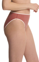 Natori Bliss Bare Cotton High Cut Brief- Nostalgia Rose / Peach Whip Bra Fittings by Court