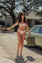 Kilo Brava Lace Bikini - Petal Pink Bra Fittings by Court