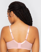 Curvy Couture Sheer Mesh Unlined Bra Bra Fittings by Court