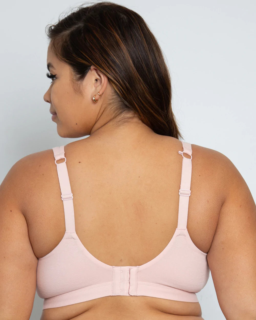 Curvy Couture Cotton Lounge Bra Bra Fittings by Court
