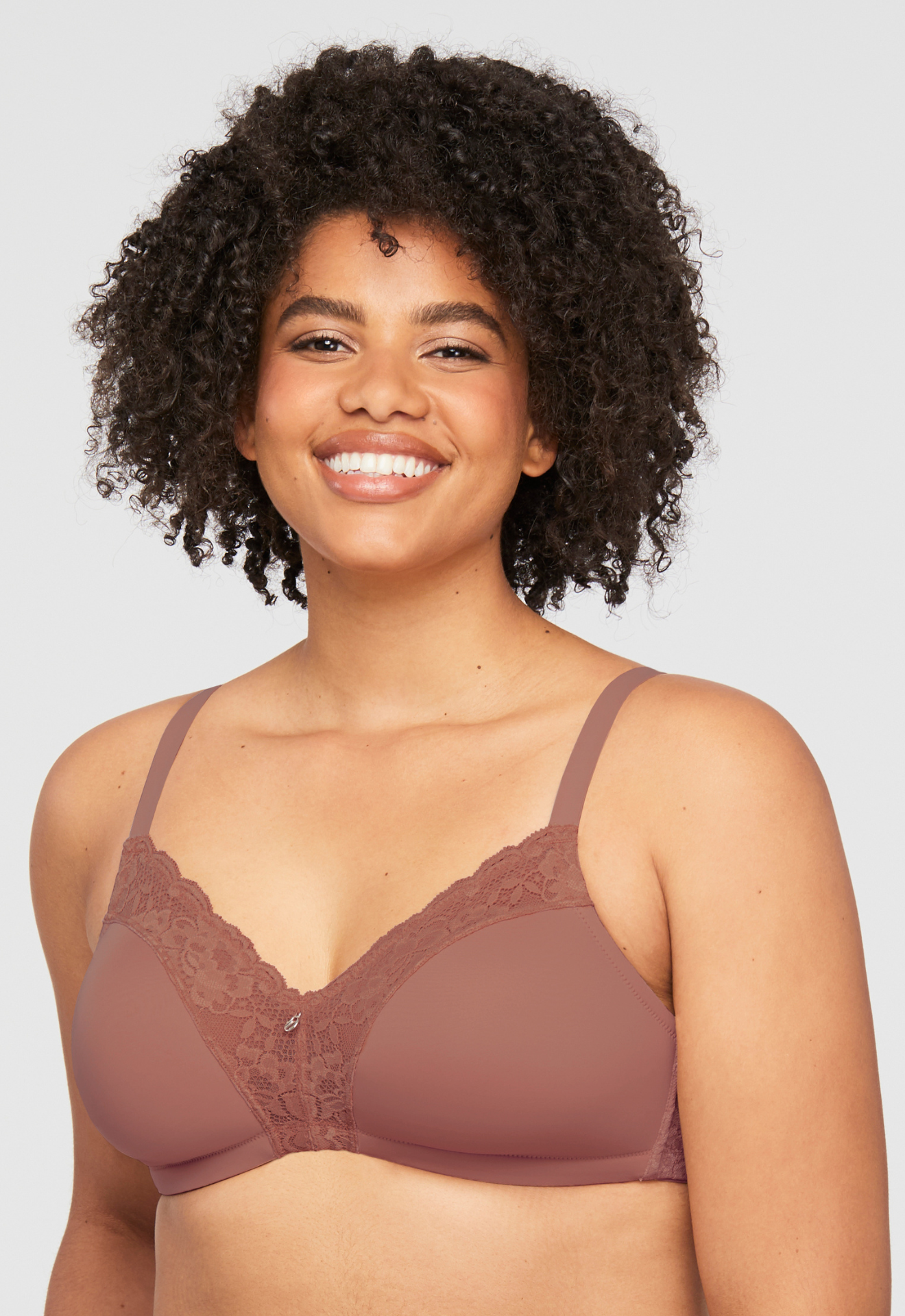 Montelle Wire-Free Dream *Final Sale* Molded Cup Bra Fittings by Court 36DD PECAN