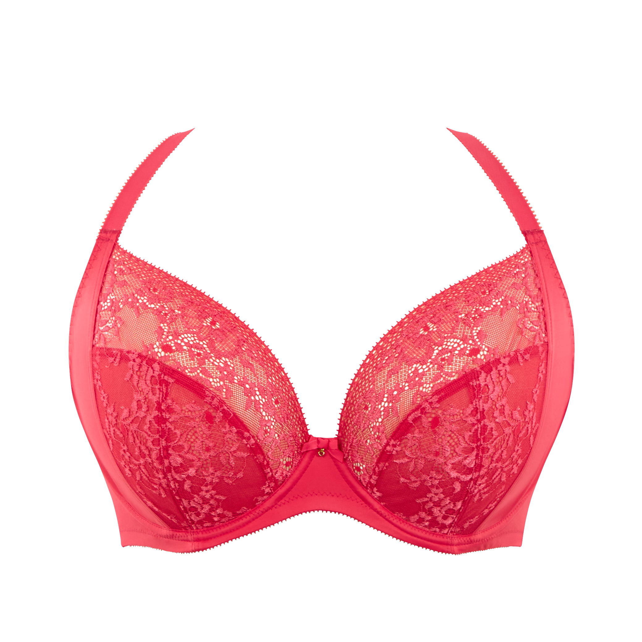 Sculptresse by Panache Roxie Plunge *Final Sale* Bra Fittings by Court 40M US / 40J UK HOT CORAL