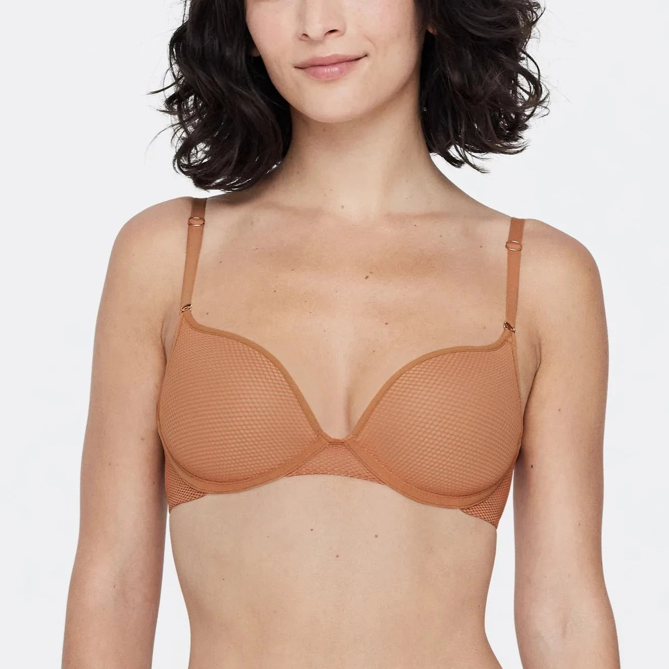 Skarlett Blue Mischief Push-Up Bra Fittings by Court 28B GLEAM / TERRACOTTA